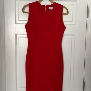 Red Calvin Klein Dress